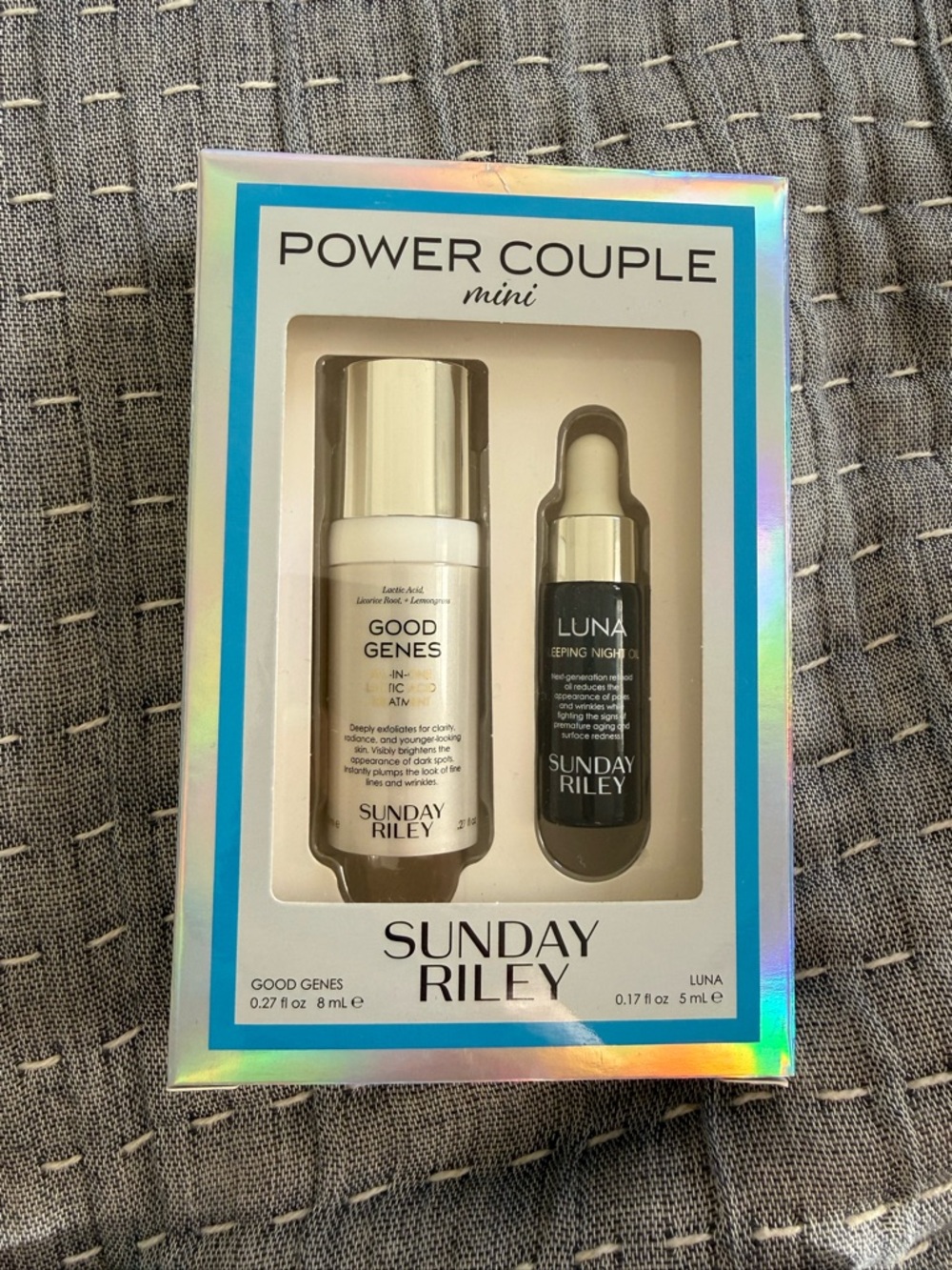 Sunday Riley Mini Power Couple Travel Kit, 0.4 fl. Oz